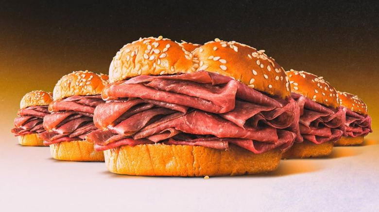 Arby's roast beef sandwiches