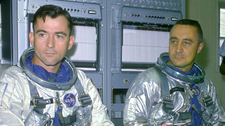 astronauts John Young and Virgil I. 
