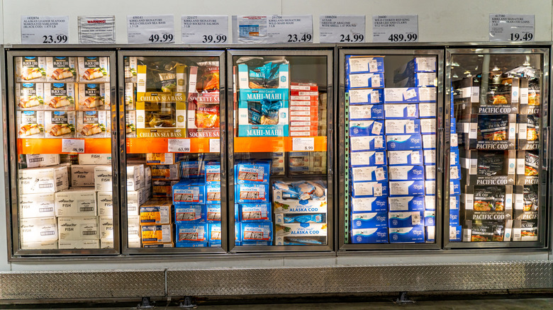frozen food section at costco