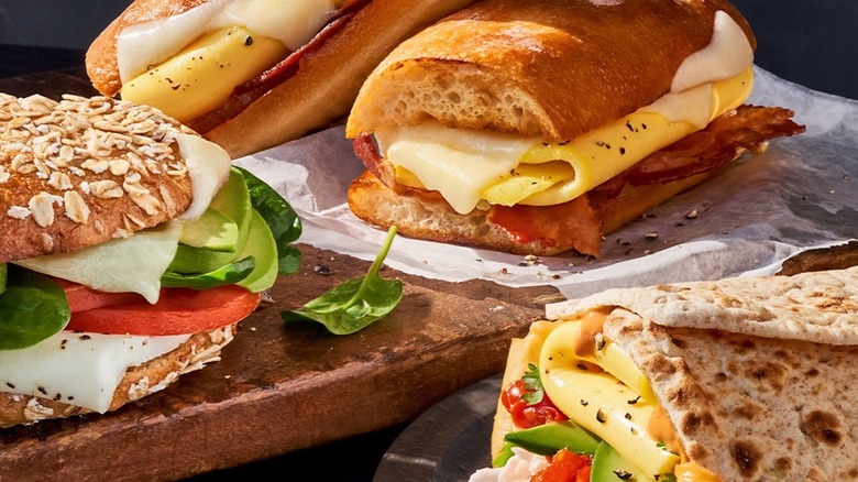 Panera breakfast sandwiches