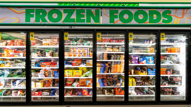 Dollar Tree frozen foods section