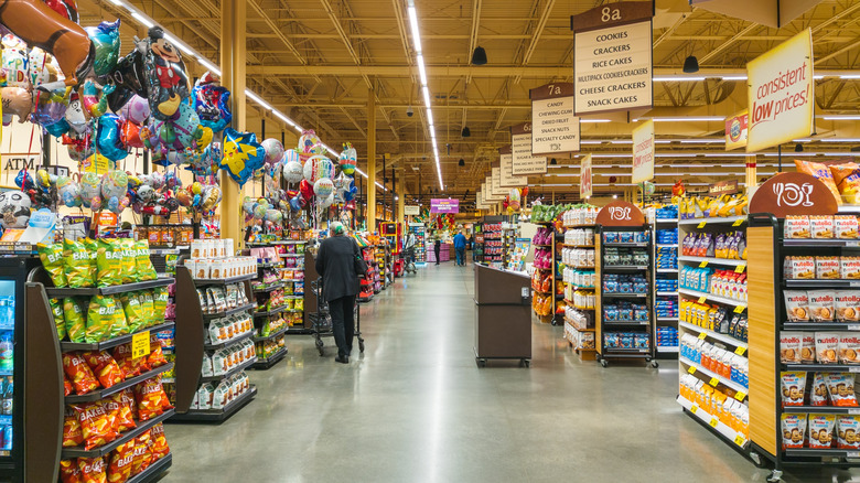 Inside a Wegmans grocery store.