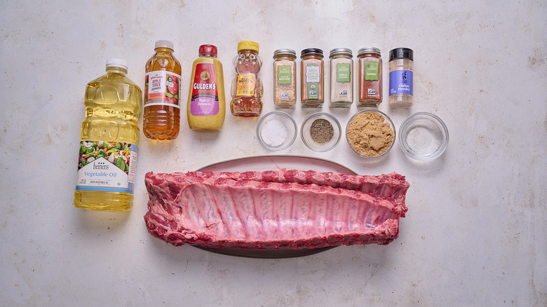 ingredients on a table