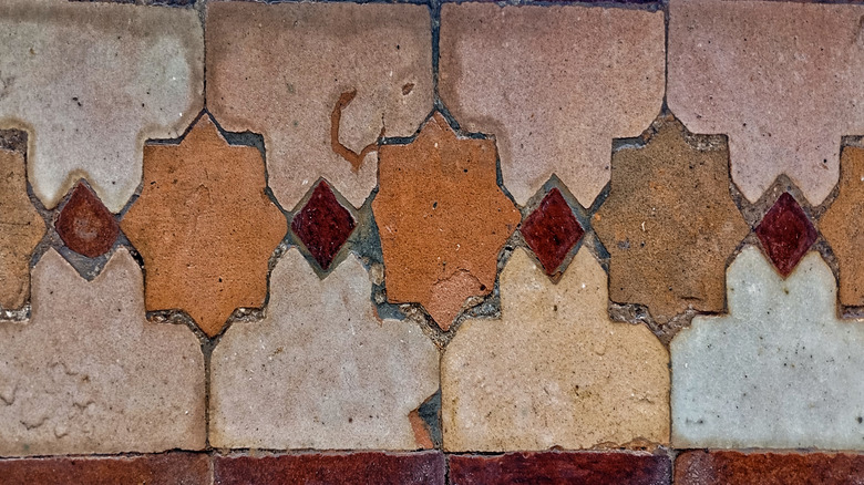Handmade Moroccan zellige tile