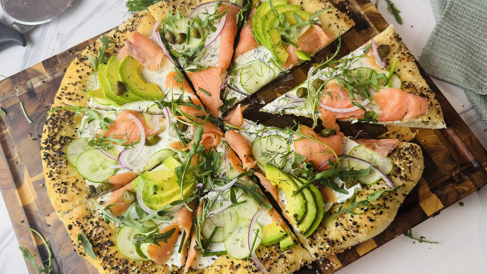 'Bagels And Lox' Breakfast Pizza Recipe