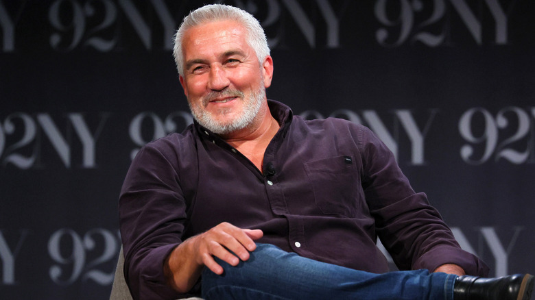 paul hollywood on stage at event