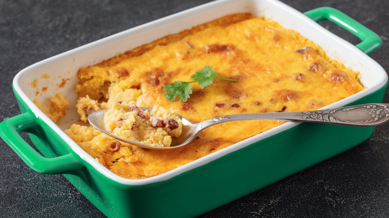 Cheese, sausage, and grits casserole