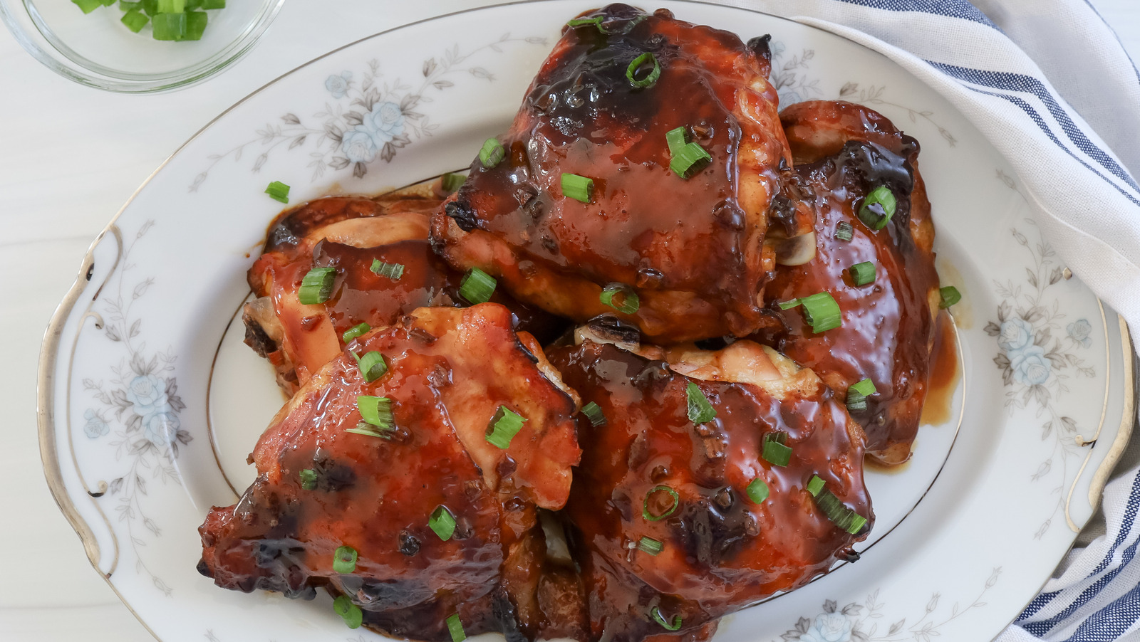 Baked And Glazed Honey Shallot Chicken Recipe
