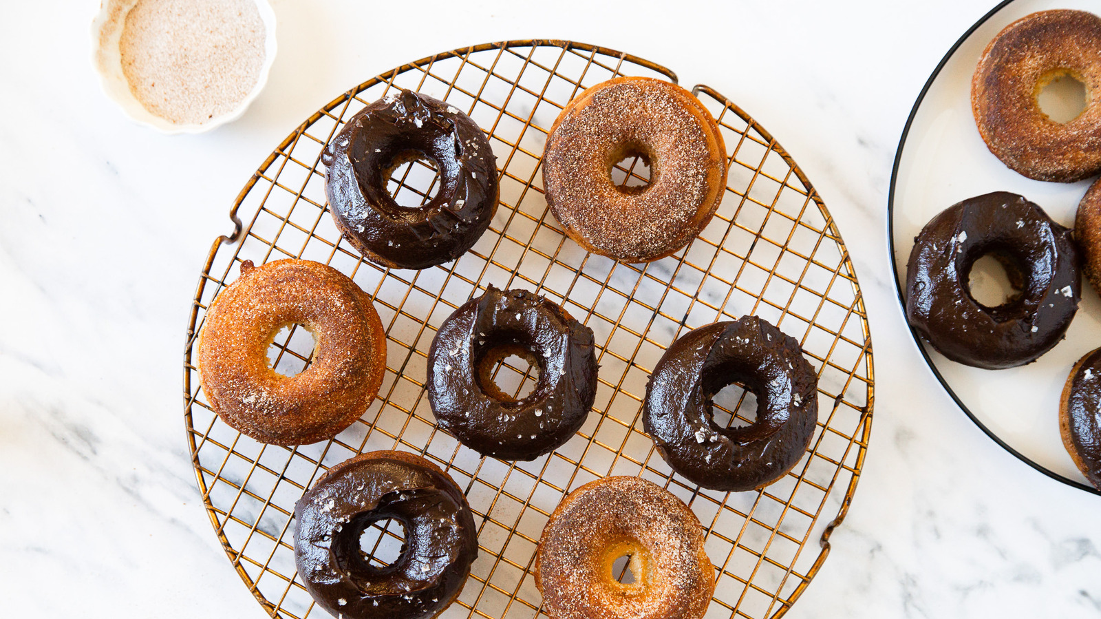 Baked Churro Cake Donuts Recipe