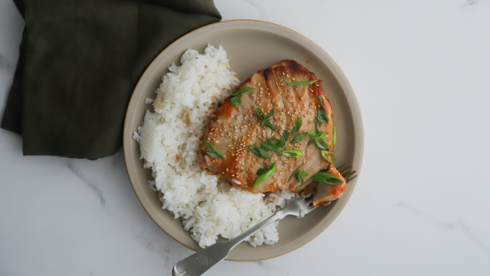 Baked Tuna Steak With SesameMiso Glaze Recipe