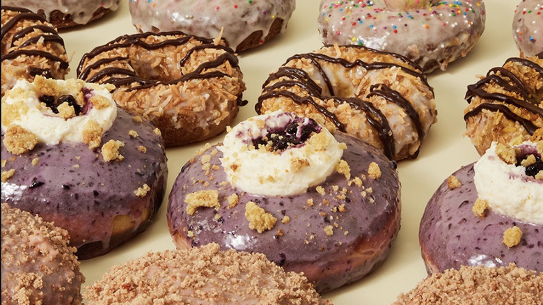 Seasonal donuts at Sidecar Doughnuts