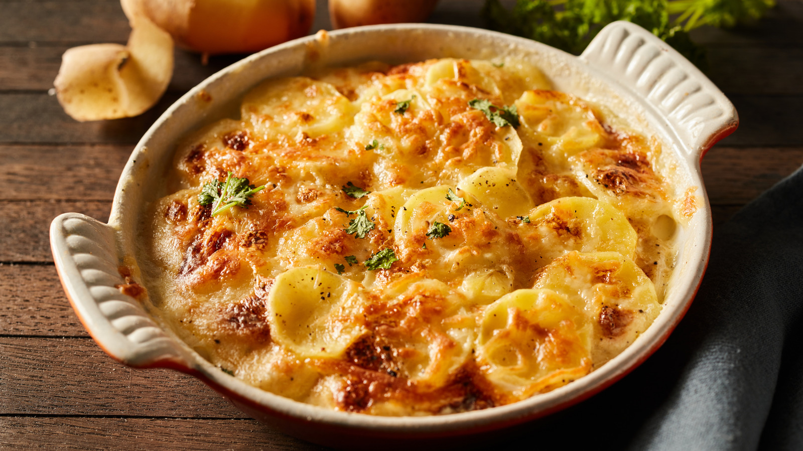 Baking Gratin In This Pan Makes The Crispest Golden Crust With No Extra Work - Tasting Table