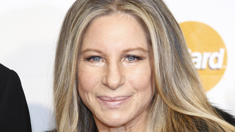 Barbara Streisand posing