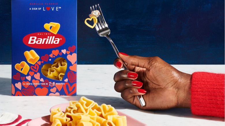 Barilla Love heart-shaped pasta