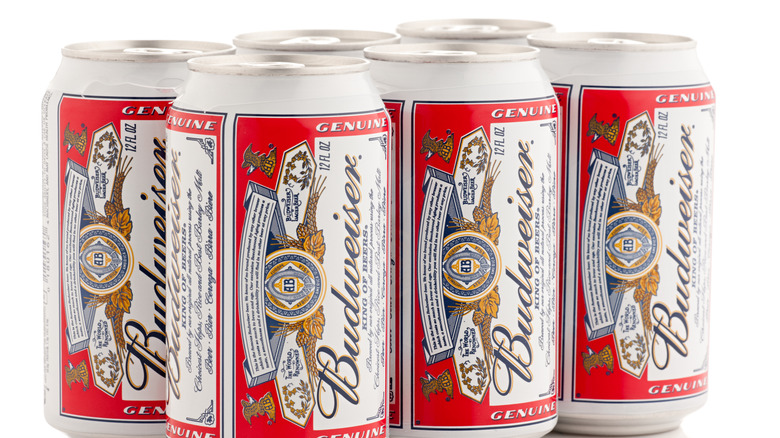 six pack of budweiser