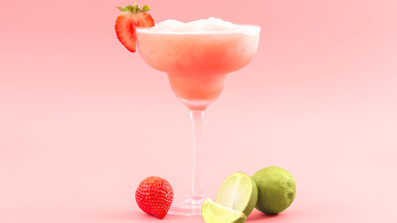 frozen strawberry margaritas