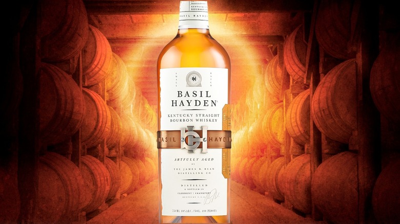 Bottle of Basil Hayden