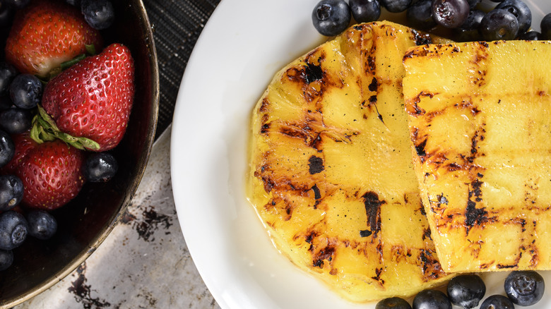 grilled pineapple