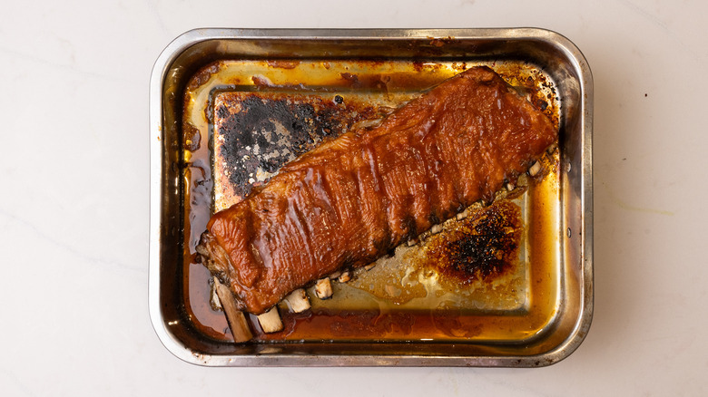 par broiled pork ribs