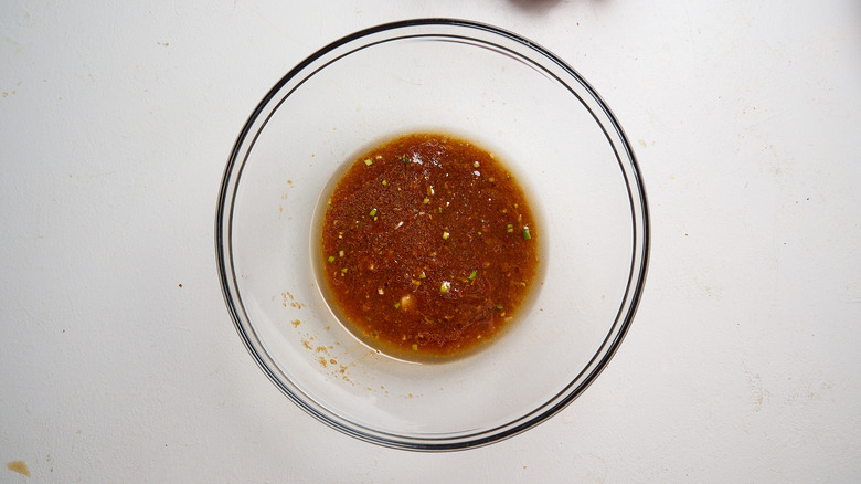marinade combined in a bowl