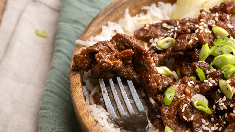 beef bulgogi rice bowl