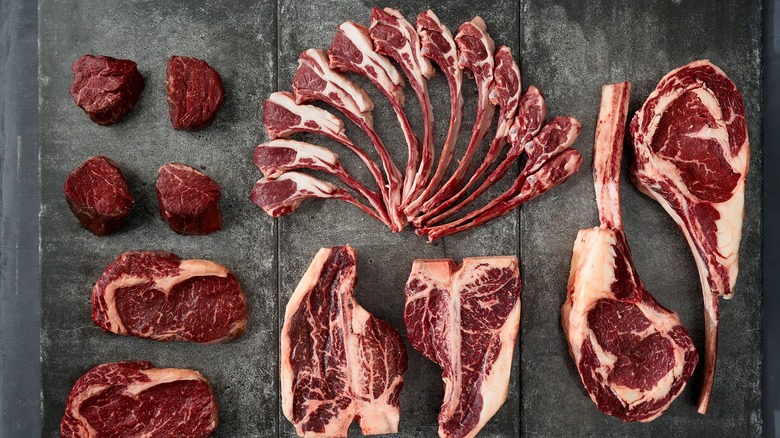 select cuts of beef