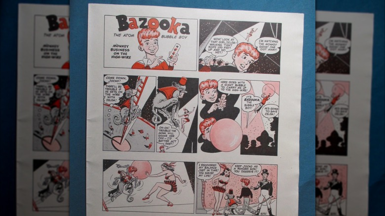 The Atom Bubble Boy comic strip