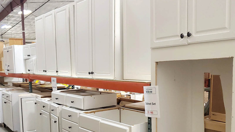 Kitchen cabinets for sale at the Habitat for Humanity ReStore