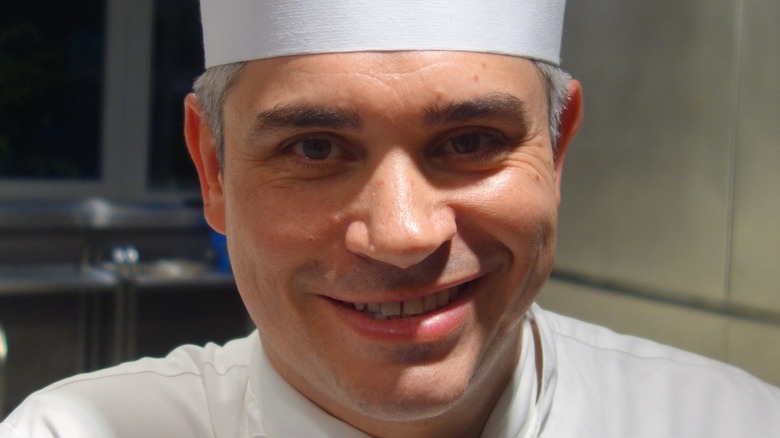 Chef Benoît Violier happily smiling