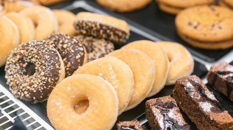 pastries on display