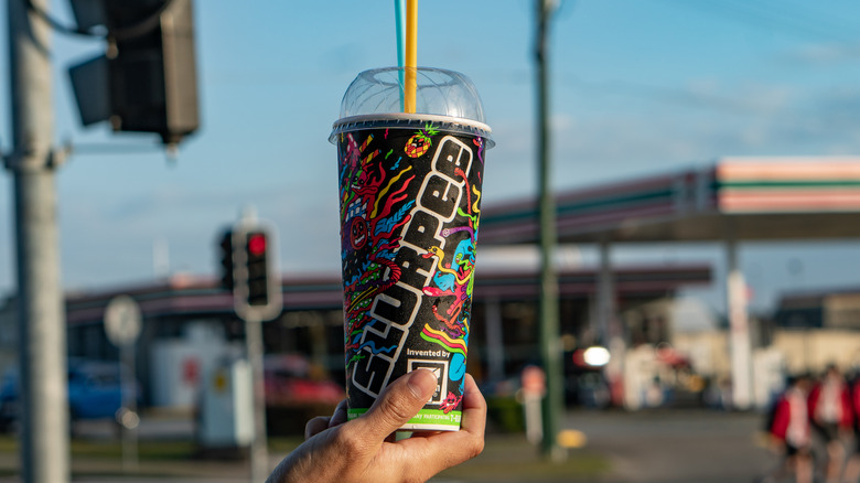 7-11 Slurpee in front of store