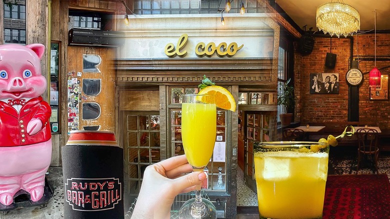 Various bars and drinks in NYC