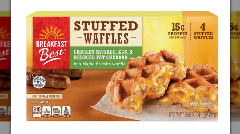 Breakfast Best Stuffed Waffles package