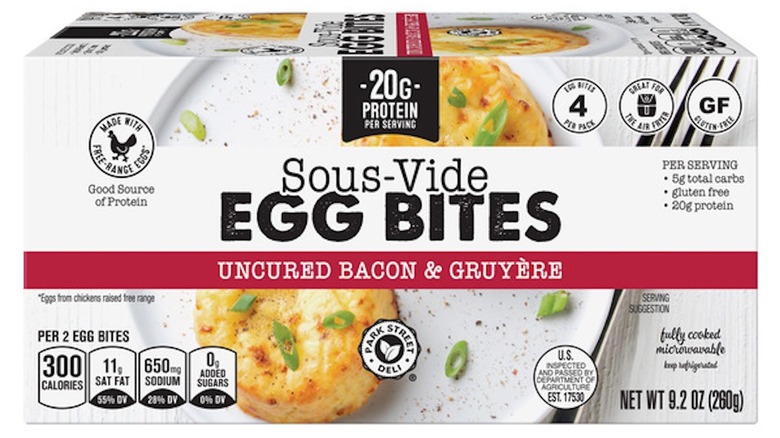 Package of Aldi Egg Bites