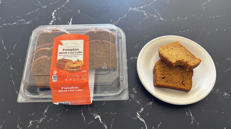Aldi Bake Shop Pumpkin Sliced Loaf Cake
