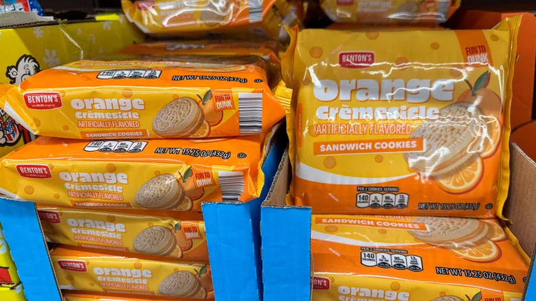 Orange Crèmesicle Cookies in a store