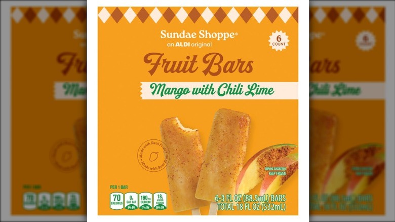 Mango Chili lime ice cream bar packaging