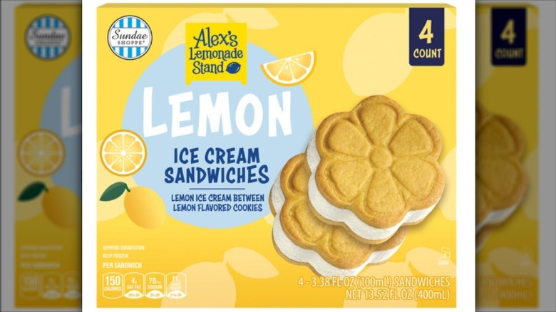 Sundae Shoppe ice cream sandwich packaging