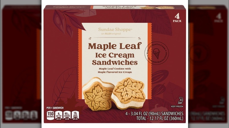 Maple leaf cookies on a white background