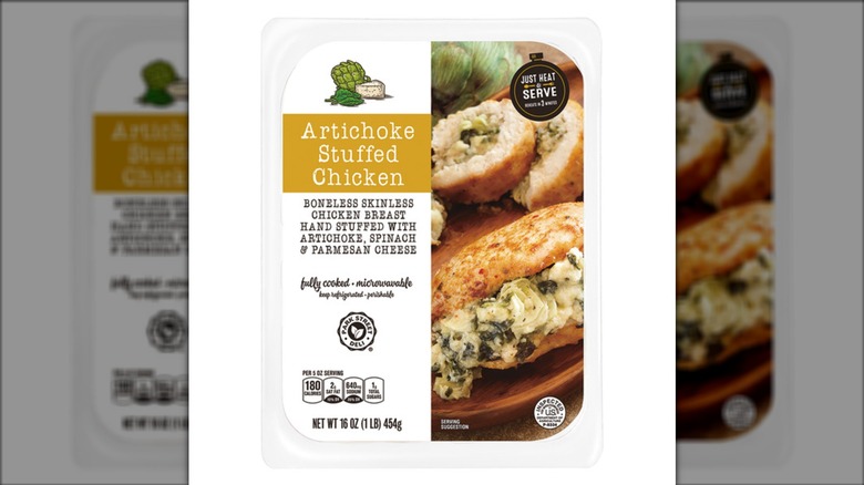 package of Artichoke Stuffed Chicken
