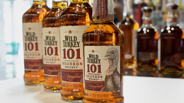 Wild Turkey Longbranch bottles with shaker