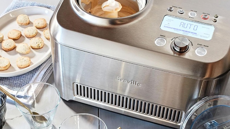 A Breville Smart Scoop ice cream maker