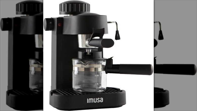 Imusa GAU-18202 4 Cup Espresso/Cappuccino Maker with empty carafe