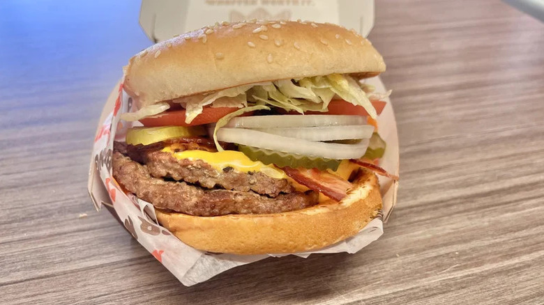 Texas Double Whopper at Burger King