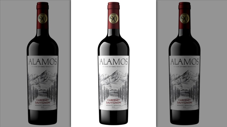 Bottle of Alamos cabernet sauvignon