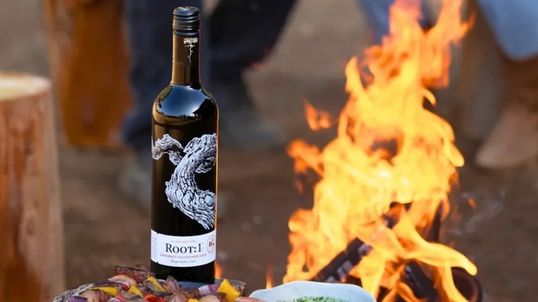 Bottle of Root 1 cabernet sauvignon