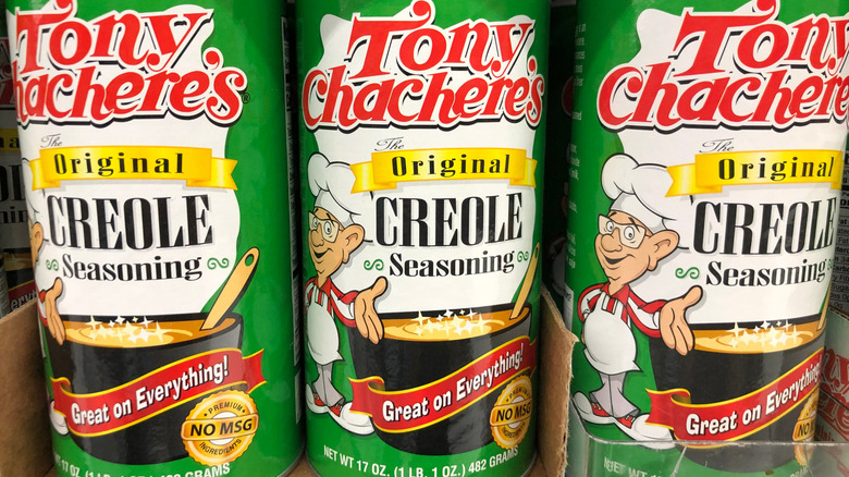 Cans of Tony Chachere's Seasoning