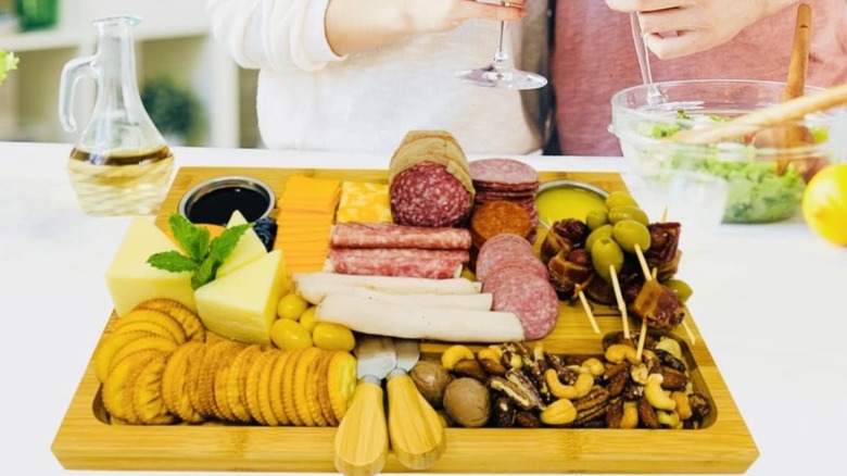 A PandPal charcuterie board