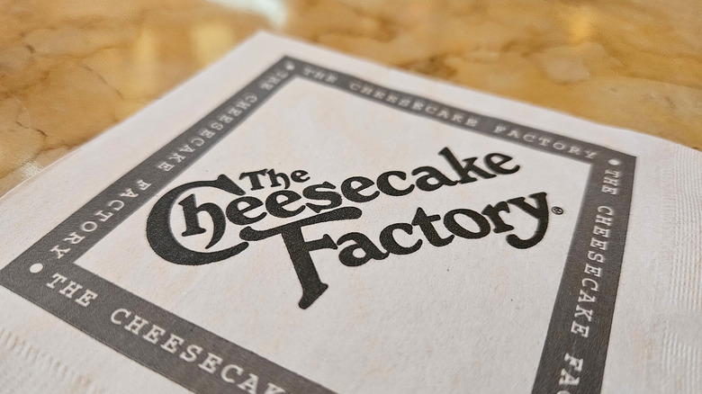 Cheesecake Factory napkin