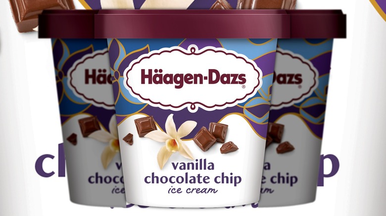 Häagen-Dazs Vanilla Chocolate Chip ice cream